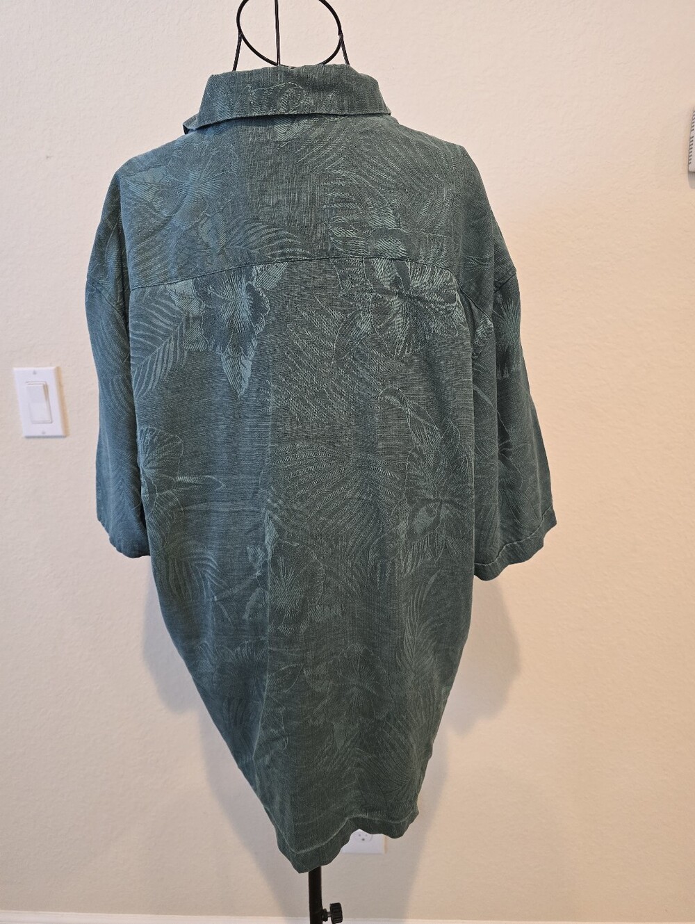 Jamaica Jaxx Teal Woven Shirt with Black Label - Picture 6 of 6